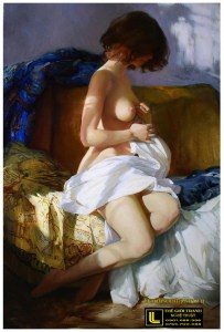Tranh Sơn Dầu Thiếu Nữ Khỏa Thân Nghệ Thuật  (20)8
